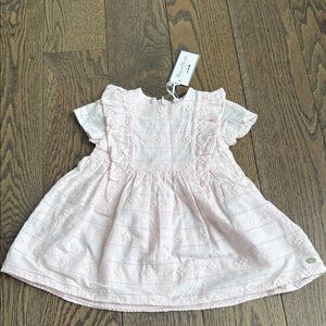 Tartine et Chocolat Pink Lace Dress